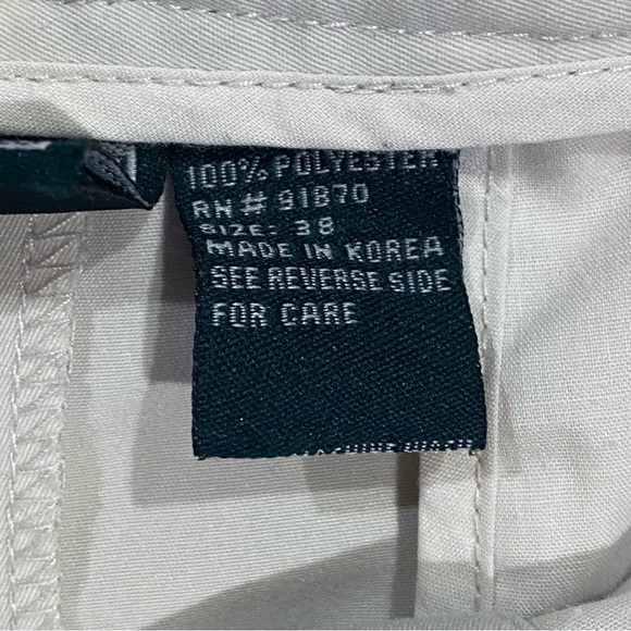 Bolle Golf Shorts Mens Size 38 Beige 9" Inseam Chino Pro Shop Golf Short - Picture 9 of 9